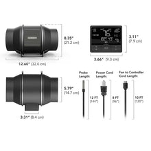 Cargar imagen en el visor de la galería, AC Infinity PRO T6 medidas
