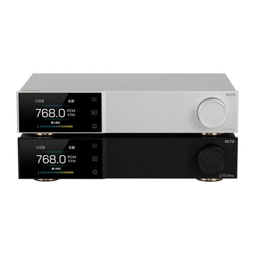 Topping D70PRO OCTO frontal dos colores