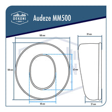 Load image into Gallery viewer, Dekoni Audio Angled Sheepskin Audeze 100mm
