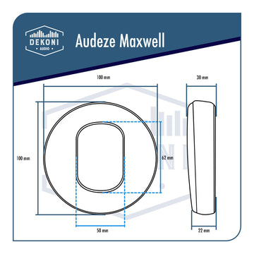 Dekoni Audio Elite Velour Audeze Maxwell - Reacondicionado
