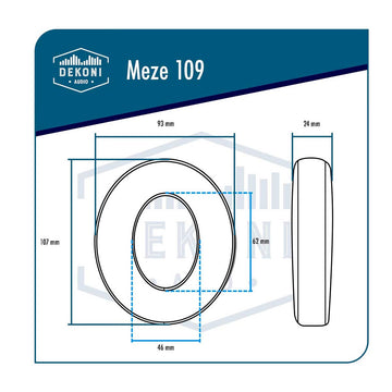 Dekoni Audio Elite Hybrid para Meze 109