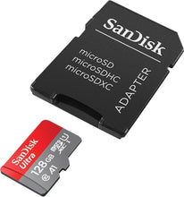 Load image into Gallery viewer, Tarjeta MicroSD Sandisk 128GB

