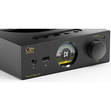 Shanling EC3 negro pantalla izquierda