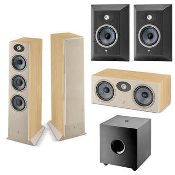Pack de Focal Theva N3 + Theva Center + Theva Surround + SUB Cub EVO