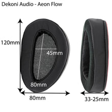 Cargar imagen en el visor de la galería, Dekoni Audio Elite Sheepskin Dan Clark Aeon Flow dimensiones
