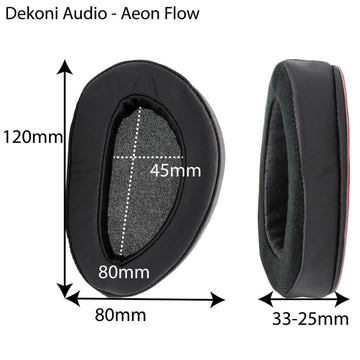 Dekoni Audio Elite Sheepskin Dan Clark Aeon Flow dimensiones