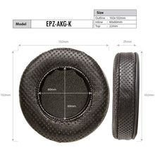 Cargar imagen en el visor de la galería, Dekoni Audio Platinum Series AKG dimensiones
