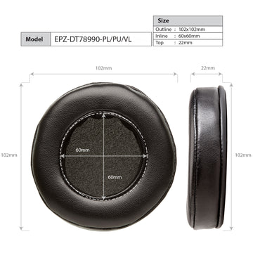 Dekoni Audio Platinum Series Beyerdynamic detalle dimensiones
