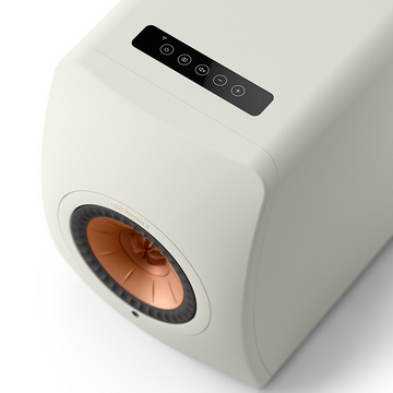 KEF LS50 Wireless II blanco cenital