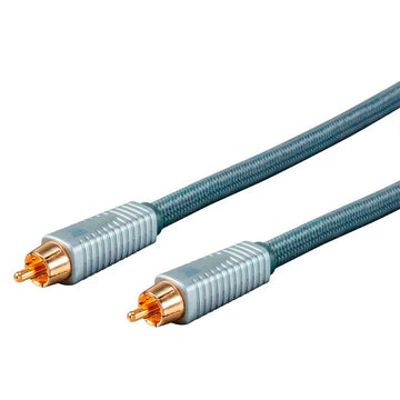 Monoprice 3ft RCA Cable-Plata