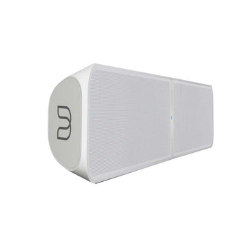 Bluesound PULSE SOUNDBAR+ perfil blanco