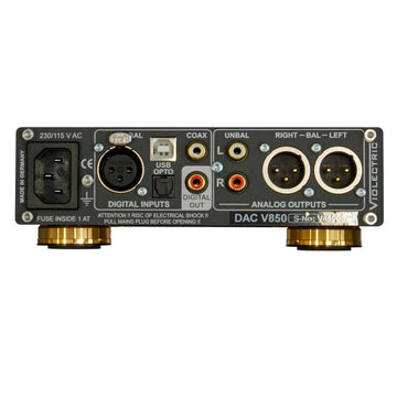 Vioelectric DAC V850 plata conexiones